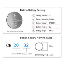 Load image into Gallery viewer, CR2032 3V 2032 Lithium Button Cell Battery (50 Pcs)