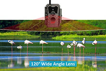 Load image into Gallery viewer, Meidase P90 WiFi Trail Camera, 32MP 1296P, Wide 120° View Angle, H.264 HD Video Game Cameras with Night Vision Motion Activated Waterproof, Phone App