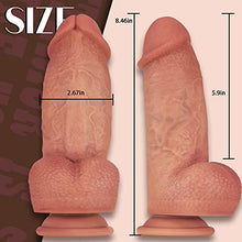 Load image into Gallery viewer, 2.67'' Diameter Thick Huge Dildo, Realistic Silicone Dildos with Strong Suction Cup for Hands-Free and Anal Play, G-spot Giant Dildo Anal Sex Toys for Women and Men