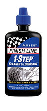 Load image into Gallery viewer, Finish Line 1-Step Bicycle Chain Cleaner & Lubricant 4oz Squeeze Bottle