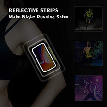 Load image into Gallery viewer, Cell Phone Armband Water Resistant Running Armband for iPhone 12 11 13 Pro Max XS XR 8 7 Plus, Samsung S20 S21 S10 Up to 6.9", Running Phone Holder Sport Arm Bands for Gym Exercise Workout, Key Pocket