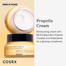 Load image into Gallery viewer, COSRX Propolis Cream, Hydrating Lightweight Face Moisturizer with 64.5% Propolis Extract, Nourish and Soften Dry Skin, 2.19 fl.oz / 65ml, Not Tested on Animals, No Parabens, No Sulfates, No Phthalates, Korean Skincare