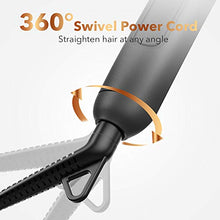Load image into Gallery viewer, Ionic Hair Straightener Brush, Hair Straightening Brush Ceramic, Anti-Scald, LED Indicator,110V-240V, Hot Brush Hair Straightener for Quick and Professional Hair Salon at Home