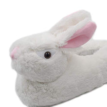 Load image into Gallery viewer, Millffy Classic Bunny Slippers Adult Sized Plush Slippers Kids Size Animal Slippers Shepherd Dog Corgi Costume Footwear (Small, Bunny)