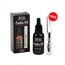 Load image into Gallery viewer, Ardell 100% Pure Castor Oil Eyelash Growth Enhancer & Brow Serum Kit, Hexane Free 1 Oz. Bottle, with FREE 0.33 Oz. Travel size