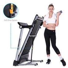 Load image into Gallery viewer, MaxKare Electric Treadmill Foldable Running Machine 8.5 MPH Max Speed & 15 Pre-Set Programs Easy Assembly with Adjustable Display Panel 3-Level Manual Incline Convenient Tablet Stand for Home Use