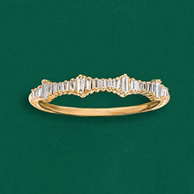 Load image into Gallery viewer, Ross-Simons 0.20 ct. t.w. Baguette Diamond Ring in 14kt Yellow Gold For Women