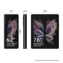 Load image into Gallery viewer, Samsung Electronics Galaxy Z Fold 3 5G Factory Unlocked Android Cell Phone US Version Smartphone Tablet 2-in-1 Foldable Dual Screen Under Display Camera 256GB Storage, Phantom Black