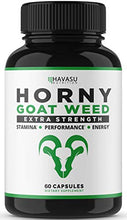 Load image into Gallery viewer, Extra Strength Horny Goat Weed Extract with Muira Puama, Maca Root, L Arginine, Tribulus - for Men & Women - All Natural Energy Boost (60 Count)