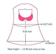 Load image into Gallery viewer, GZMM Baby Girl's Princess Type Waterproof Bibs with Adjustable Snaps,2 Pack