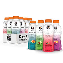 Load image into Gallery viewer, Gatorade Fit Electrolyte Beverage, Healthy Real Hydration, 4 Flavor Variety Pack, 16.9.oz Bottles (12 Pack)