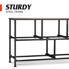 Load image into Gallery viewer, WLIVE Dresser for Bedroom with 5 Drawers, Wide Chest of Drawers, Fabric Dresser, Storage Organizer Unit with Fabric Bins for Closet, Living Room, Hallway, Nursery, Black Gray