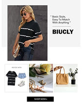 Load image into Gallery viewer, Biucly Women's Summer Casual Sexy Short Sleeve Crewneck Star Print Tee Loose Tunic Tops Soft Tshirts for Womens,US 16-18(XL),Grey