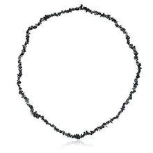 Load image into Gallery viewer, Gem Stone King 32 Inch Black Obsidian Chip Necklace 260.00 Carat