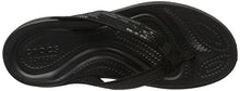 Load image into Gallery viewer, crocs Women's Capri V Sequin W Flip Flop, Black, 9 M US