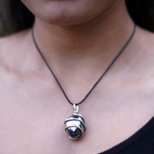 Load image into Gallery viewer, Raw Hematite Crystal Pendant Necklace – Grounding Balancing Joy Vitality Confidence Clarity Overwhelm - Authentic Stone on Adjustable Length Cord - Real Gemstone Chakra Healing Charm