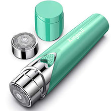 Load image into Gallery viewer, Facial Hair Removal for Women, Painless Hair Remover Shaver with 1 Extra Replacement Head (Blue)