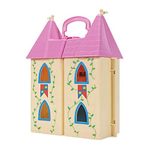 Load image into Gallery viewer, Peppa Pig 99803 Foldable Deluxe Royal Tea Party Princess Castle Playset with Character Figurines and Furniture Pieces for Ages 2 and Up