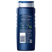 Load image into Gallery viewer, NIVEA MEN Cool Body Wash with Icy Menthol, 3 Pack of 16.9 Fl Oz Bottles