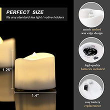Load image into Gallery viewer, 48pcs Battery Tea Lights & 24pcs Candle Holder Set, Idea for Table Centerpiece,Wedding,Holiday,Home Decor