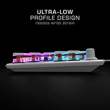 Load image into Gallery viewer, ROCCAT Vulcan TKL Pro PC Gaming Keyboard, Linear Optical Titan Switch, AIMO RGB Lighting, Tenkeyless Mechanical Feel Speed Keystroke, Low Profile Ergonomic Design for Wrist Rest Support, White