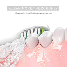 Load image into Gallery viewer, Sonic Electric Toothbrush with 2 Brush Heads, Rechargeable Waterproof Toothbrushes for Adults and Kids, 5 Modes with 2 Mins Smart Timer, One Time Charge 30 Days Use, 31,000 VPM, Dentists Recommend