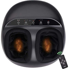 Load image into Gallery viewer, RENPHO Foot Massager Machine with Heat and Remote, Shiatsu Deep Kneading, Multi-Level Settings, Delivers Relief for Tired Muscles and Plantar Fasciitis, Fits feet up to Men Size 12