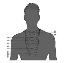 Load image into Gallery viewer, 14K Gold Rope Chain Cross Pendant Necklace for Men, Women, Teens Thin for charms w/Real Strong Solid Clasp Miami Cuban Link Style (20)