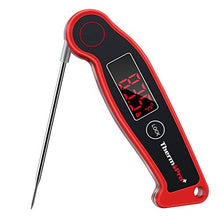 Load image into Gallery viewer, ThermoPro TP19 Waterproof Digital Meat Thermometer for Grilling with Ambidextrous Backlit & Thermocouple Instant Read Thermometer Kitchen Cooking Food Thermometer for Candy Water Oil BBQ Grill Smoker