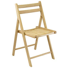 Load image into Gallery viewer, Robin 4-PC Folding Chair Set - Parent,Natural Finish, Set of 4