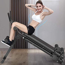 Load image into Gallery viewer, ALING Ab Machine Exercise Equipment, Foldable Sit Up Bench Adjustable Workout Bench Fitness Equipment for Home Gym, Foldable Professional Abdominal Trainers