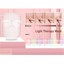 Load image into Gallery viewer, LED Beauty Mask LED Light Facial Mask 7 Colors Light Therapy Facial Photon Beauty Device Rejuvenation Mask, Wrinkles Reduction, Anti-Aging,Gift For Female Mum Girl Friend Christmast Festival
