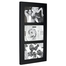 Load image into Gallery viewer, Malden - 951-346 4x6 3-Opening Collage Picture Frame - Displays Three 4x6 Pictures - Black