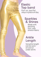 Load image into Gallery viewer, STRETCH IS COMFORT Girl's Cotton Footless Leggings Beige Large