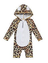 Load image into Gallery viewer, BONVERANO Baby Infant Boy's UPF 50+ Sun Protection L/S One Piece Zip Sunsuit (Dino Surf, 3-6 Months)