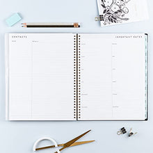 Load image into Gallery viewer, Blue Sky 2022 Weekly & Monthly Planner, 8.5" x 11", Flexible Cover, Wirebound, Baccara Dark (110211-22)