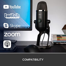 Load image into Gallery viewer, Blue Yeti X Professional Condenser USB Microphone with High-Res Metering, LED Lighting & Blue VO!CE effects for Gaming, Streaming & Podcasting on PC & Mac