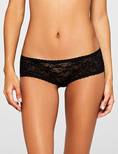 Load image into Gallery viewer, Iris & Lilly Women's Lace Hipster Underwear, Pack of 2, Black/White, Small