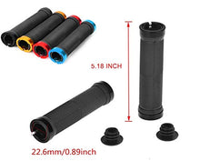 Load image into Gallery viewer, N/D Bicycle Grips,Double Lock on Locking Bicycle Handlebar Grips Rubber Comfortable Bike Grips for Bicycle Mountain BMX