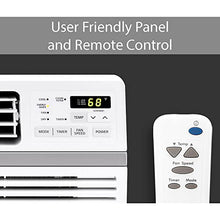 Load image into Gallery viewer, LG 6,000 BTU High Efficiency Window AC, Cools 250 Sq.Ft. (10' x 25' Room Size), Quiet Operation, Electronic Control with Remote, 3 Cooling & Fan Speeds, 4-Way Air Deflection, Auto Restart, 115V