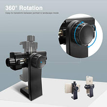 Load image into Gallery viewer, 6amLifestyle Cell Phone Tripod Mount Adapter with Tripod Ball Head 360° Rotatable for Universal Smartphone Samsung Galaxy iPhone Holder for Tripod Selfie Stick Monopod Etc