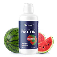 Load image into Gallery viewer, Liquid Protein Hydrolyzed by Proteinex. No Fat, Sugar Free, No Carbs. Predigested Hydrolysate Supplement. Supports Recovery Surgery Treatment Muscles and Joints (30 Fl Oz, Watermelon)