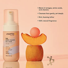 Load image into Gallery viewer, Evereden Premium Baby Sunscreen SPF 30, 2 fl oz., Evereden Kids Face Cream: Cool Peach, 1.7 oz. & Evereden Kids Face Wash: Cool Peach, 3.4 fl oz. | 3 Item Bundle Set | Clean & Natural Skincare