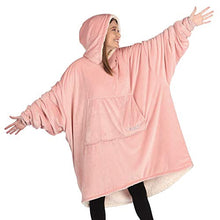 Load image into Gallery viewer, THE COMFY Original| Oversized Microfiber & Sherpa Wearable Blanket, Seen On Shark Tank, One Size Fits All