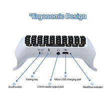 Load image into Gallery viewer, Donop Wireless Controller Keyboard for PS5 Controllers, Built-in Speaker & 3.5MM Audio Jack, for Play-Station 5 Controller Voice Chat Board (White)