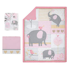 Load image into Gallery viewer, Bedtime Originals Eloise 3-Piece Crib Bedding Set, Pink