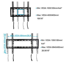 Load image into Gallery viewer, VideoSecu Mounts Tilt TV Wall Mount Bracket for Most 23"- 75" Samsung, Sony, Vizio, LG, Sharp LCD LED Plasma TV with VESA 100x100 400x400 up to 684x400mm, Bonus HDMI Cable and Bubble Level MF608B2 WT1