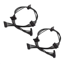 Load image into Gallery viewer, Cable Matters 2-Pack 15 Pin SATA to 4 SATA Power Splitter Cable - 18 Inches