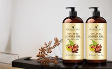 Load image into Gallery viewer, Handcraft Jojoba Oil 16 fl. oz – 100% Pure & Natural Jojoba Oil for Skin, Face, and Hair – Deeply Moisturizing Anti-Aging Jojoba Oil for Men and Women