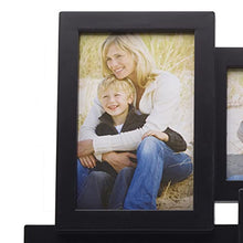 Load image into Gallery viewer, Melannco 18 x 18 Inch 9 Opening Photo Collage Frame, Displays Four 4x6 and Five 6x4 Inch Photos, Black